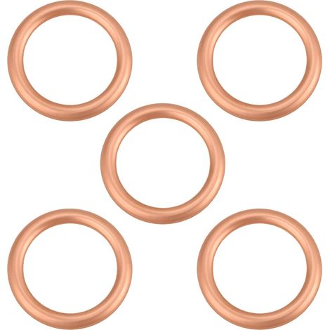 Lot de 5 joints d'étanchéité pour bouchon de vidange d'huile 22 x 16 x 2 mm 009112724 (1/5)
