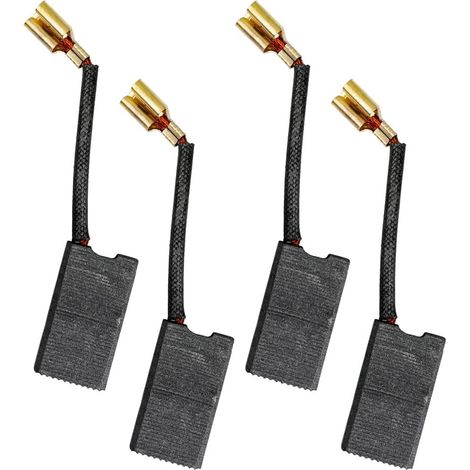2 paires de balais de charbon de moteur 6x12x22mm pièces de rechange pour perceuses à percussion TTB278SDS TTB631SDS TTB572SDS TTB571SDS pour les brosses (1/5)
