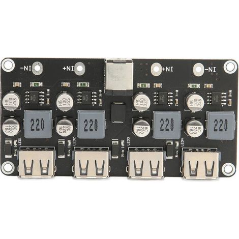4-Port QC3.0 12V/24V auf USB Schnelllademodul für Smartphones (1/5)