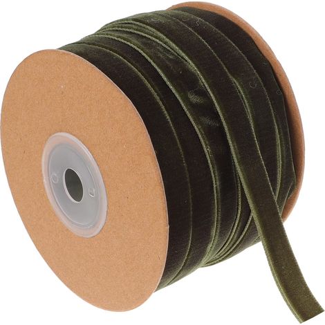 Rolle Band Polyester Grün 70.9x0.39in Geschenk Deko-Bricking (1/5)