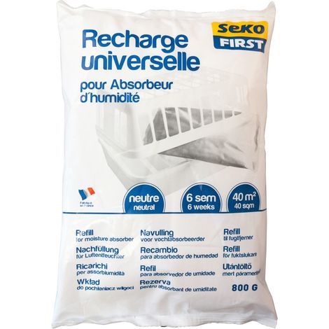 Recharge Sekofirst 800g Absorption D'humidité Efficace - Seko