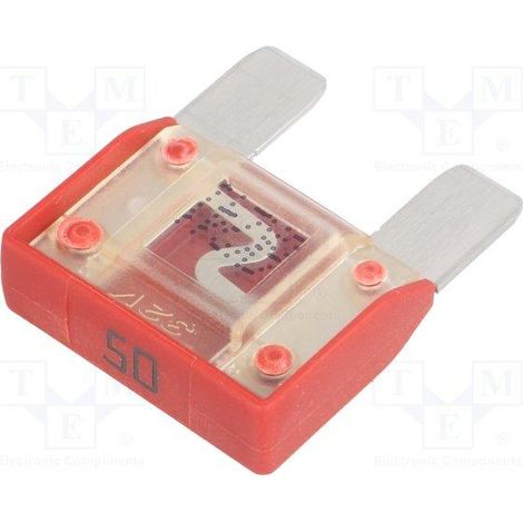 Fusible pour voiture 50amp 32v Taille 29mm Rouge Amfma-50a