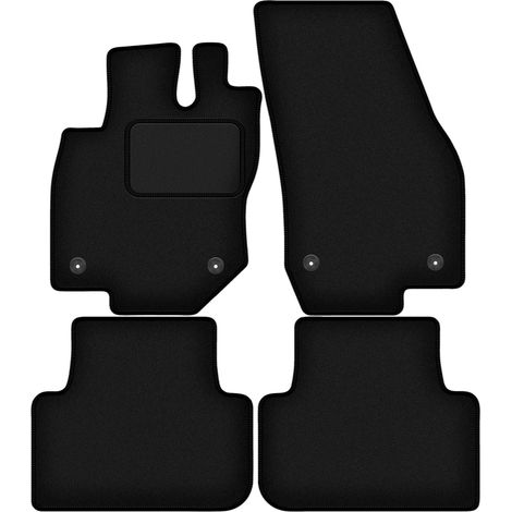 Tapis de sol en velours noir pour : VW Tiguan III SUV (2024-)