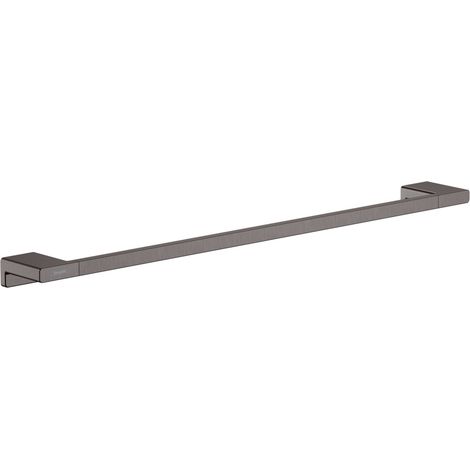 Hansgrohe AddStoris - Badetuchhalter, Länge 65 cm, Chrom schwarz gebürstet 41747340