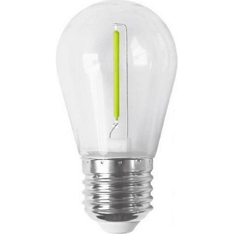 Bombilla LED E27 para guirnaldas (1W)  Verde (1/2)