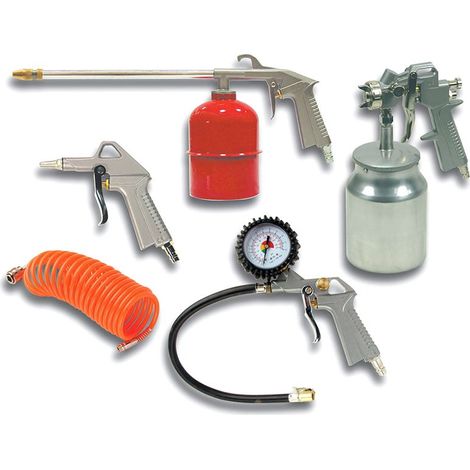 Kit Accessori Pneumatici 5 Pezzi Compressori - Abac