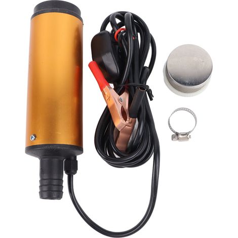 Pompe de transfert de carburant 24V en alliage d'aluminium, électrique auto-amorçante efficace pour diesel, bateau et voiture (1/5)