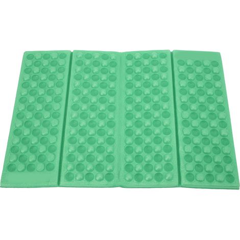 Coussin de siège pliable pour pique-nique, plage et camping - Tapis de sol EVA portable vert gazon