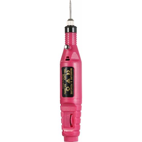 60-teiliges elektrisches Nagelfräser-Pufferset 220V Mikrograviererstift Mini DIY Vibro-Gravierwerkzeug Tragbare Poliermaschine (EU-Stecker) (1/5)