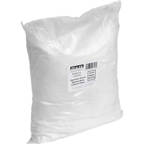 Sealey ASF25KG Aluminium Silicate Blasting Media 0.09mm-0.25mm