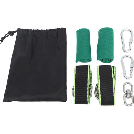 Lot de sangles de sécurité pour balançoire d'arbre, hamac en polyester haute résistance, rallonge pour balançoire enfant (1/5)