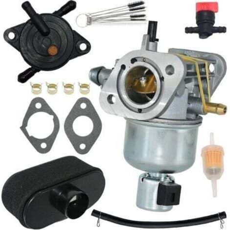 Kompatibel mit Vergaser 15004-0818 mit Luftfilter und Kraftstoffpumpe für Kawasaki-Motoren FS481V, FH580V, FS541V, FR600V, FS600V, 15004-0827, 15004-0822, 15004-7060, 15004-7053