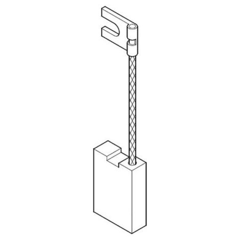COPPIA SPAZZOLE SPAZZOLA A CARBONCINO RICAMBIO PER UTENSILI STAYER (13718V) 6X14X22 PZ.2 (13717)