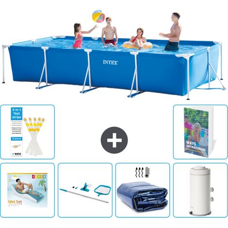 Rechteckiger Frame Pool - 450x220x84 cm - 7-teilig S96