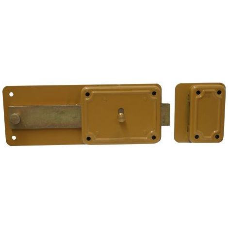 F.lli Facchinetti FERROGLIETTO SERRATURA LEGNO APPL. 7 M.+S. CIL/STACCATO Art. P70 E.40 2 PZ