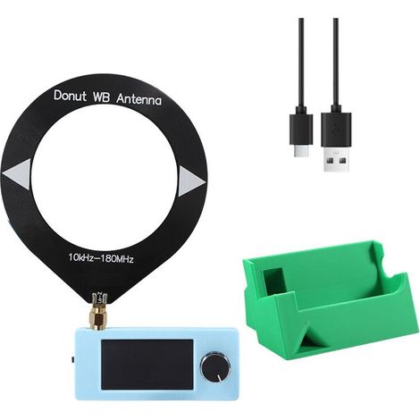 Kompatibel mit dem SI4732 Mini-Radioempfänger-Kit, Frequenzbereich 10 kHz-180 MHz, 1,9-Zoll-Bildschirm, FM/AM/LSB/USB-Kurzwellenradioempfänger, SI4732 Radio + 3D-Unterstützung.
