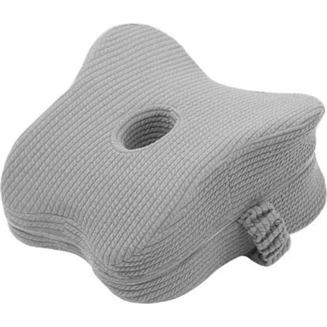 Corps mémoire coton oreiller jambe maison mousse oreiller coucher orthopédique sciatique dos articulation de la hanche pour soulager la douleur coussin coussin jambe de la cuisse, gris clair