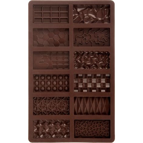 Molde de silicona para chocolate de 27,5 x 17 cm. (1/5)