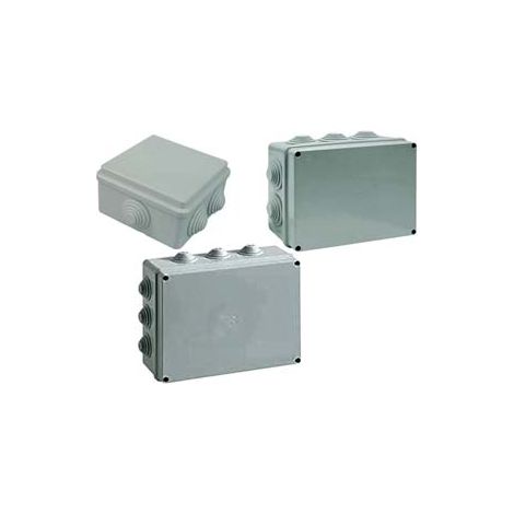 SCATOLA STAGNA CON COPERCHIO E PASSACAVI  mm.300x220x120 12 p. (012.A) IP65 piombabile    MARLANVIL