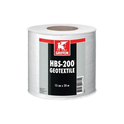 Tejido geotextil elástico de refuerzo HBS-200 GRIFFON rollo 20m x 15cm - 6308952