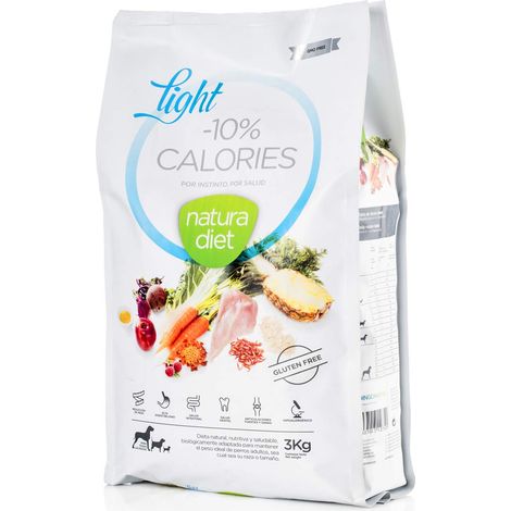 NATURA DIET DOG LIGHT -10% calories 3 kg (1/2)