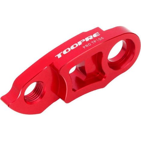 Adaptateur de patte de dérailleur arrière pour cadre 34-52 dents, fixation solide, pour compétition-Red