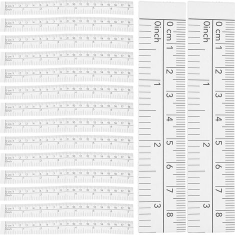 Ruban à Mesurer en Papier Jetable 1,5 Mètre Double Face Marquages Précis et Léger pour Mesure du Corps en Décoration Intérieure et Rénovation (1/5)