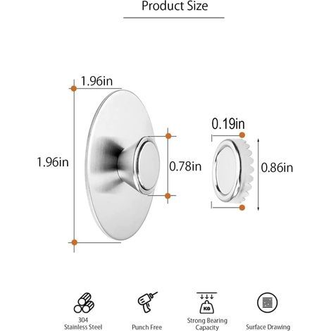 Magnetische Seifenhalter für Stückseifen, Seifenschale aus Edelstahl für Duschwand und Küche/Badezimmer, leicht zu reinigen, selbstentleerend (silber) (1/5)