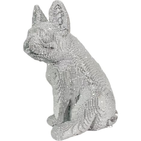 Statue Bulldog Figurines Chien Bouledogue Français Décoration Sculpture (1/5)