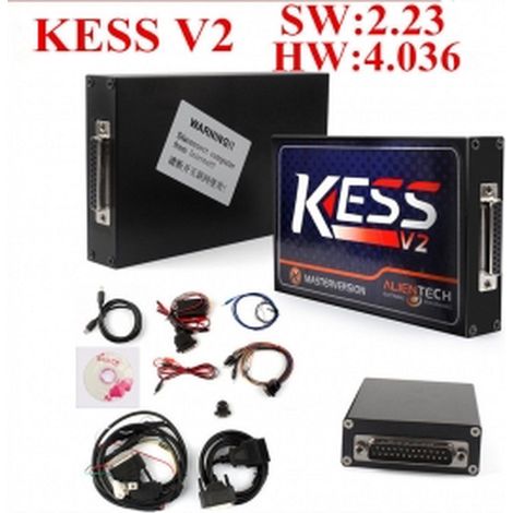 KESS V2.23 OBD2 Manager Tuning Kit HW V4.036 No Token Limited Master Version (1/4)