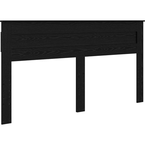 Testiera Rovere Nero Legno multistrato vidaXL