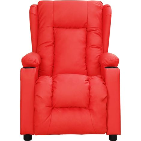 Maison Exclusive - Relaxsessel Rot Kunstleder (1/5)