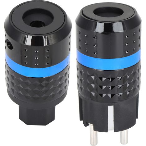 IEC Monosaudio-Audiostecker aus rhodiniertem Reinkupfer 100250VE102R / F102R (Stecker / Buchse) (1/5)