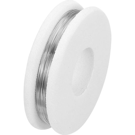 Fil Résistif Chauffant 98 FT, Fil En Nichrome 0.13mm 36 Gauge Pour Enroulement, Fil Résistance Pour Élément Chauffant, Matériau Résistif Pour Électroménager Industrie Aérospatiale (1/5)