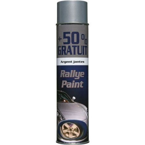 Bombe de peinture - Argent - Pour jantes - Auto/Moto - Rallye Paint - 600ml