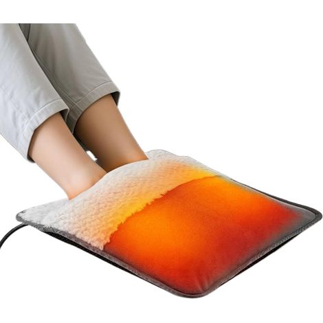 Elektrischer Fußwärmer  USB-Fußwärmer fürs Bett  Weiche Heizmatte für Damen und Herren  Für Schultern, Knie, Beine, Hände, Frauen