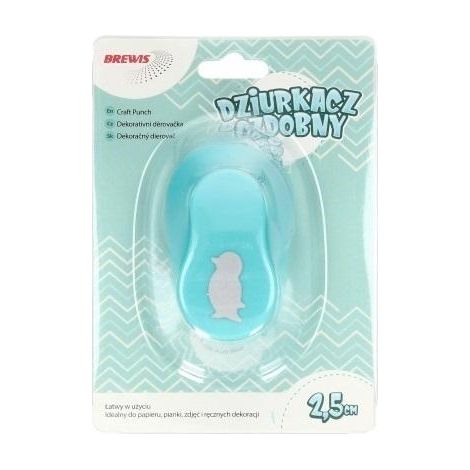 Dekorative Stanze – Pinguin 2,5 cm, gemischt