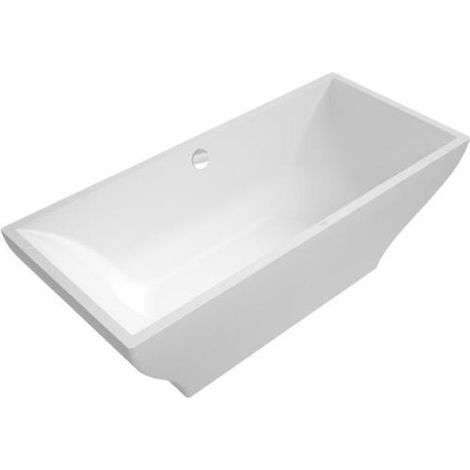 Baignoire îlot LA BELLE rectangulaire 1800x800mm blanc pierre