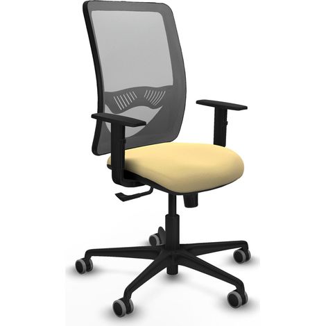 Chaise piqueras y crespo Zulema crème simili cuir (1/2)