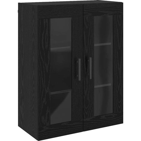 Maison Exclusive - Pensile Rovere nero 69.5 x 34 x 90 cm Legno multistrato