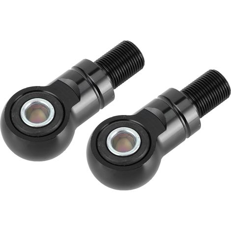 Paar Luftstoßdämpferadapter, 10 mm Bohrung, Höherlegung für Motorrad-/Quad-Offroad-Fahrwerke, schwarz, 75 mm/3 Zoll, Typ A (1/5)