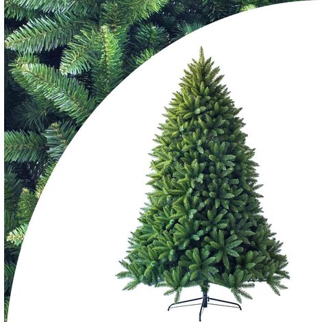 COSTWAY 180cm Künstlicher Weihnachtsbaum, Tannenbaum mit 1250PVC Nadeln, Metallstaender & Klappsystem (1/5)