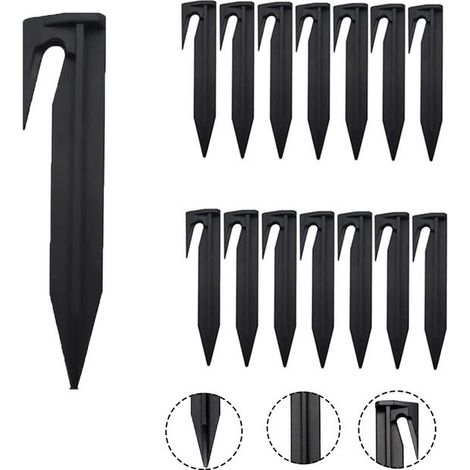 50er Pack Kunststoff-Randpfähle – Für Rasen und Tierzäune (1/5)