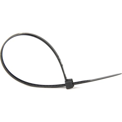 Kabelbinder aus Kunststoff, schwarz, kurz, 60er-Set, amio-04314 (1/5)