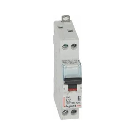 Legrand Interruttore automatico elettrico bianco 2A curva C compatto