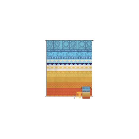 Strandmatte aus Mikrofaser im Bohème-Stil, schnelltrocknend, wasserabweisend und feuchtigkeitsbeständig, ideal für Picknicks und Camping. Strandmatte 1-Crezuo