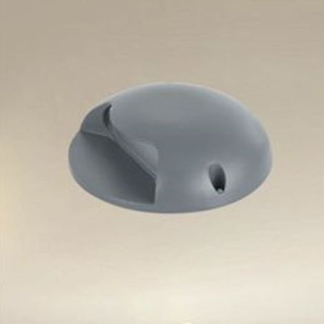 TrAdE Shop Traesio - Mini Faretto Segnapasso A Led 4 Watt Rotondo Grigio 440lm Luce Calda 3000k 33634 - (1/3)