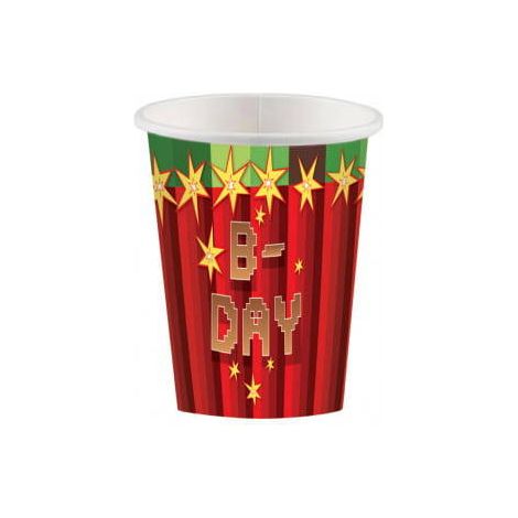 Gobelets en papier d'anniversaire TNT, 260 ml, 8 pièces.