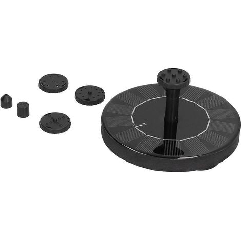 Pompe solaire flottante automatique pour fontaine, idéale pour les bassins et les abreuvoirs extérieurs pour oiseaux. (1/5)