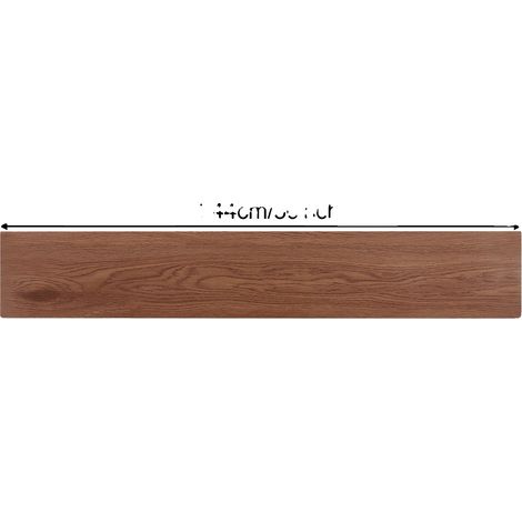 Selbstklebender Vinylboden mit Holzmaserung, braun (1/2)